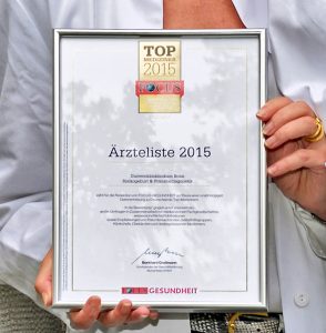Focus Urkunde Ärzteliste 2015