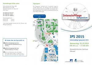 Flyer Intensivpflege Symposium 2015