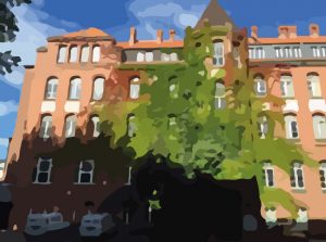 Illusration Gebäude von außen