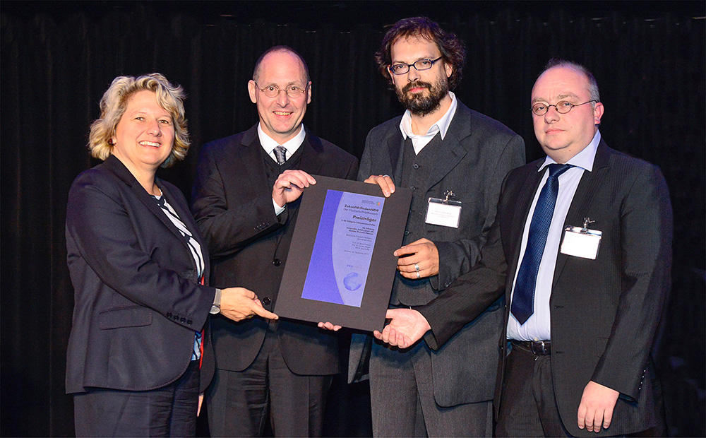 Prof. Dr. Bernd Pötzsch, Prof. Dr. Günter Mayer und Privatdozent Dr. Jens Müller