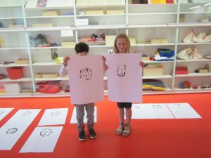 Kinder beim Workshop für Kinder mit Diabetes im Bonner Kunstmuseum