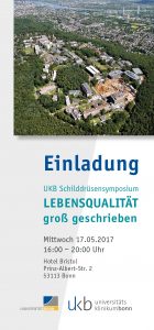 Flyer Einladung UKB Schilddrüsensymposium
