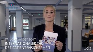 Videoscreenshot vom Internationalen Tag der Patientensicherheit