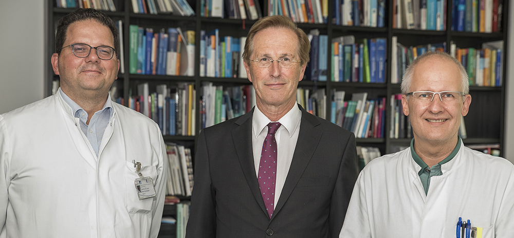 Prof. Dr. Wolfgang Maier, Prof. Dr. Dr. René Hurlemann und PD. Dr. Dieter Schoepf