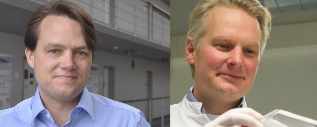 Prof. Dr. Eike Latz und Prof. Dr. Veit Hornung