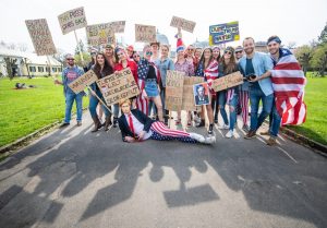 Medizinstudenten der Bonner Universitaet drehen einen Film