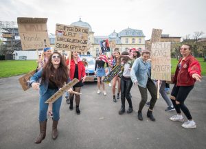 Medizinstudenten der Bonner Universitaet drehen einen Film