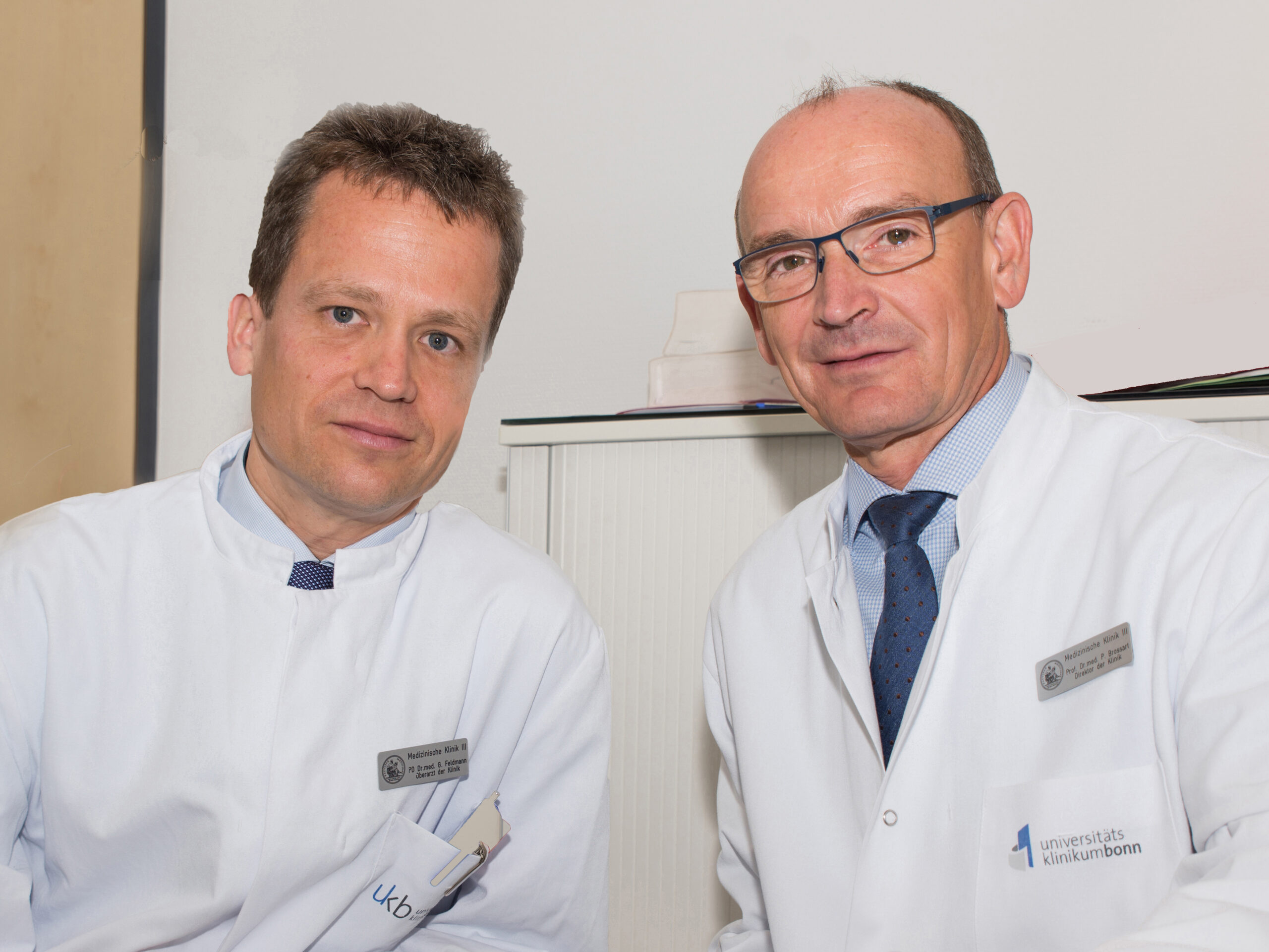 Privatdozent Dr. Georg Feldmannund Prof. Dr. Peter Brossart