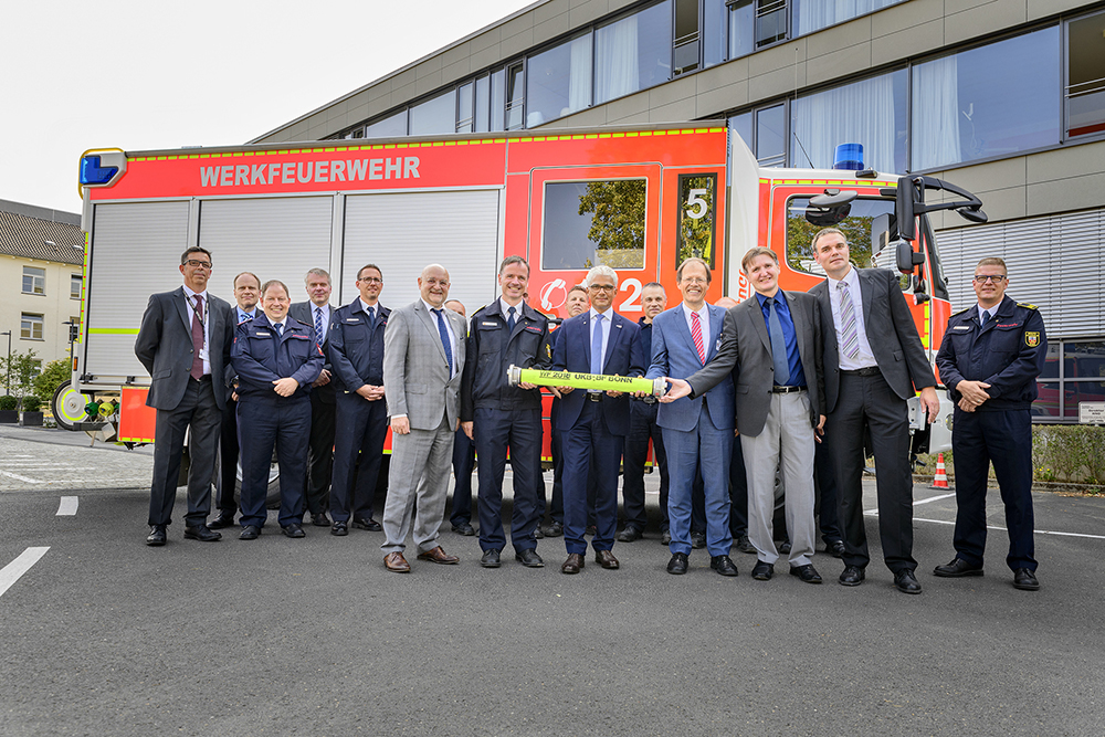 Universitätsklinikum Bonn und Bundesstadt besiegeln die Zusammenarbeit bei der Werkfeuerwehr