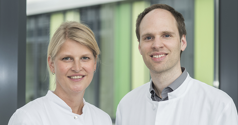 Dr. Annkristin Heine und Dr. Lino Teichmann