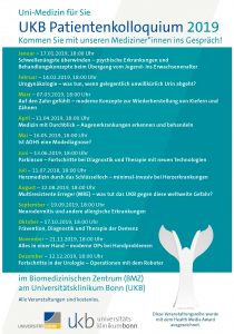 Programm Pateintenkolloquium 2019