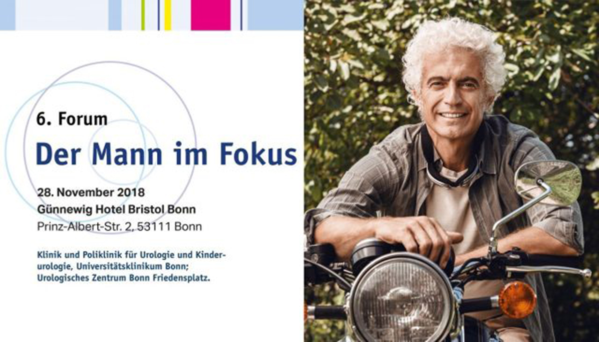 Flyer 6. Forum "Der Mann im Fokus" am 28. November 2018