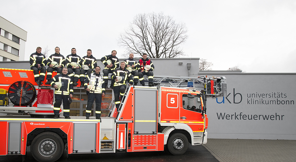 Werkfeuerwehr am Universitätsklinikum Bonn hat Vollbetrieb aufgenommen