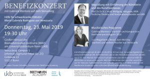 Flyer Benefizkonzert mit Gabriela Montero