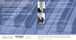 Flyer Benefizkonzert mit Gabriela Montero