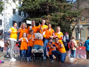 Gruppenbild Bonner Herzkinder laufen Marathon