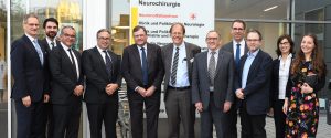 Die Vertreter der Universität Melbourne zu Besuch am Universitätsklinikum Bonn