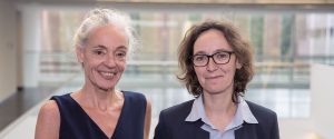 Prof. Dr. Anja Schneider und Prof. Dr. Dr. Monique M. B. Breteler