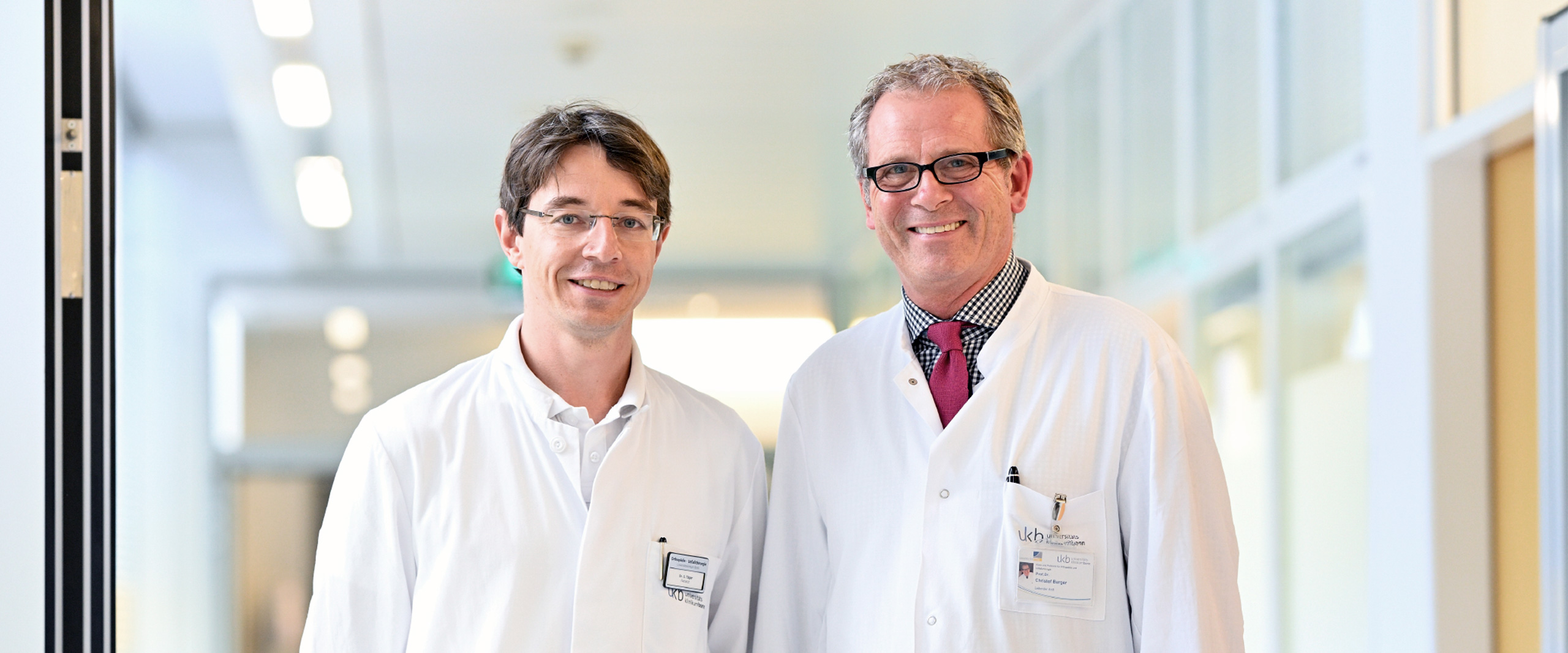 Prof. Dr. Christof Burger und Dr. Stefan Täger