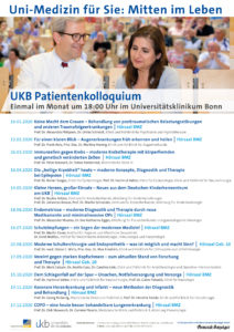 Patientenkolloquium 2020 Uni-Medizin für Sie: Mitten im Leben