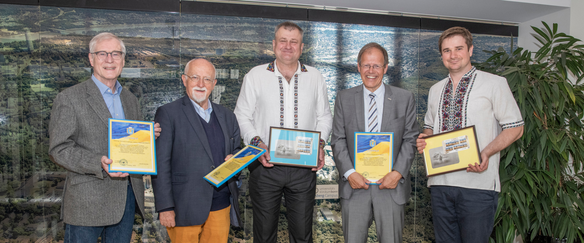 Landrat von Lviv besucht das Universitätsklinikum Bonn