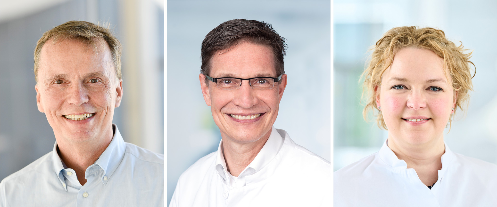 (v. li): Prof. Ullrich Wüllner, Prof. Christian Strassburg und Catherine Widmann geben unter dem Motto „Long COVID – Wie häufig, wie schwer, was tun?“ einen Überblick rund um langfristige Beschwerden nach einer SARS-CoV-2-Infektion.