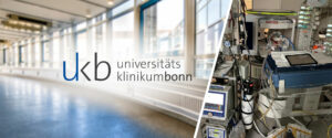 Ein Neugeborenes, das eine ECMO-Therapie erhält, wird mit dem mobilen MRT untersucht.