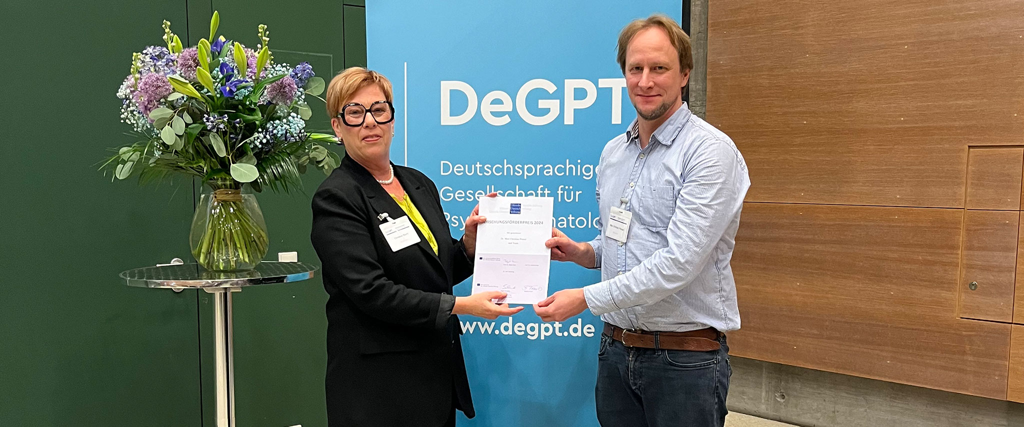 Dr. Max Pensel erhält Forschungsförderpreis der Elfriede-Dietrich-Stiftung
