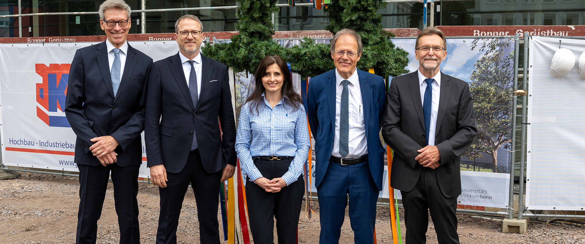 Richtfest neues Lehrgebäude der Zahnklinik des Universitätsklinikums Bonn