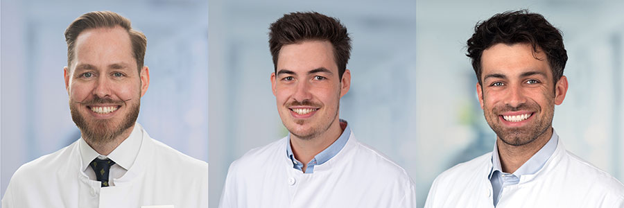 Prof. Valentin Schäfer, Dr. Claus-Jürgen Bauer sowie Dr. Simon Petzinna 