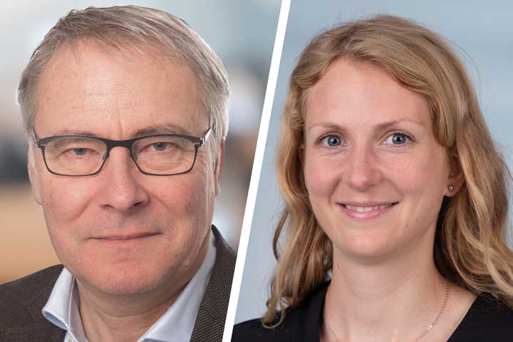 Prof. Michael Wagner und Dr. Katharina Bey 