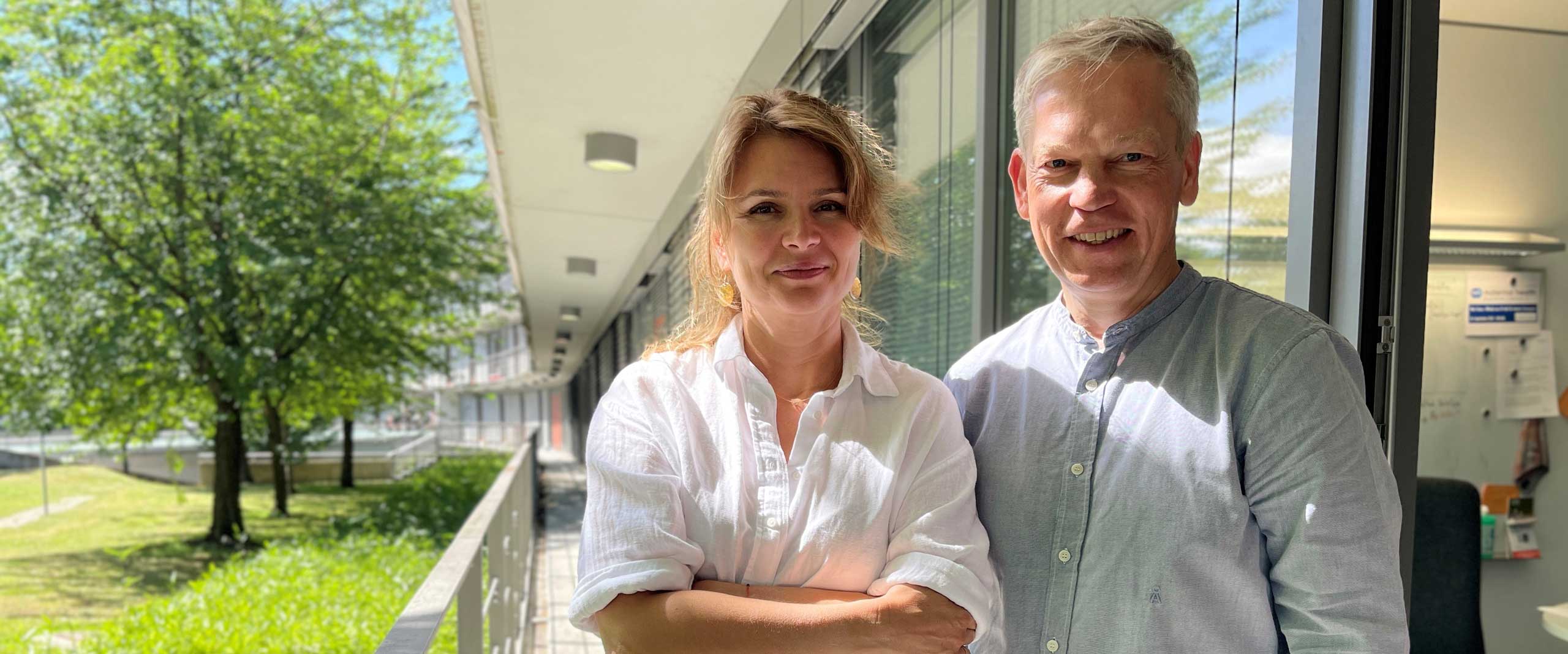Dr. Mina Lyutenska und Prof. Lorenz Grigull