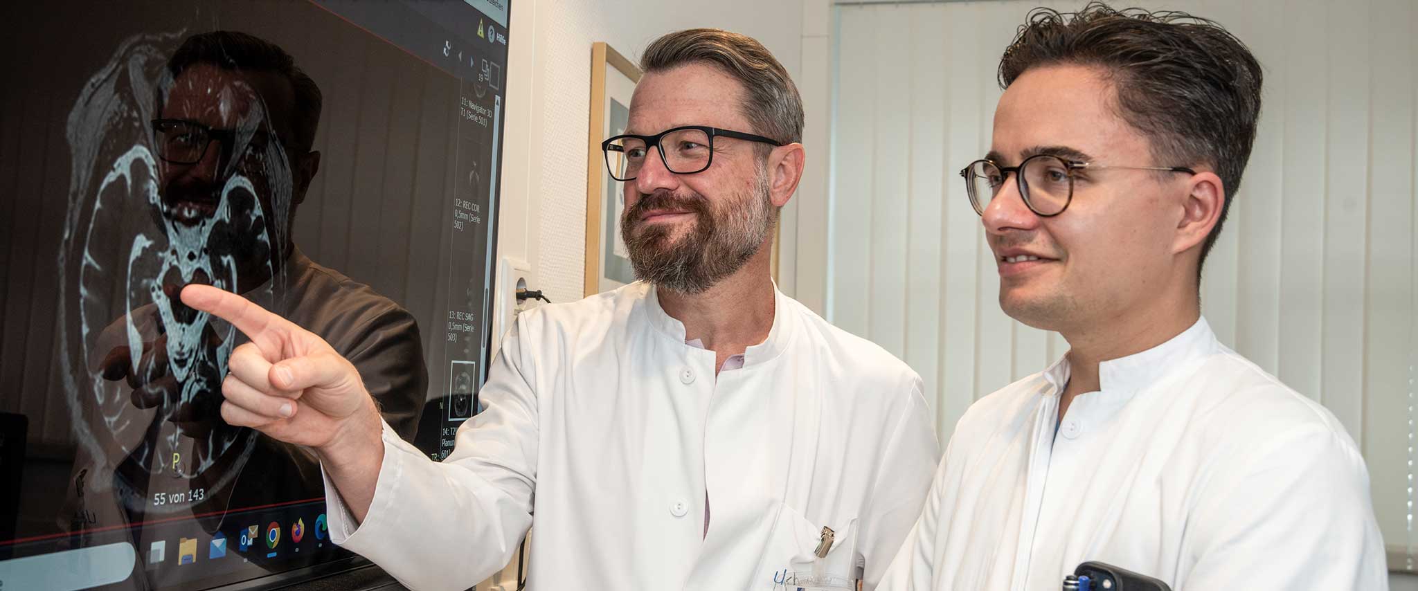 Prof. Maciaczyk und Dr. Bogs