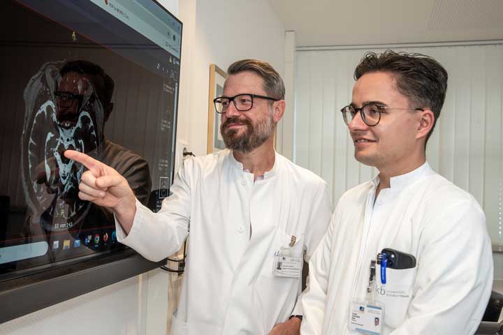 Prof. Maciaczyk und Dr. Bogs