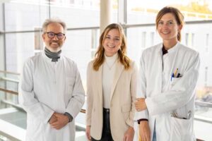 Dr. Patrick Weydt, Paula Lindenborn und Dr. Sarah Bernsen