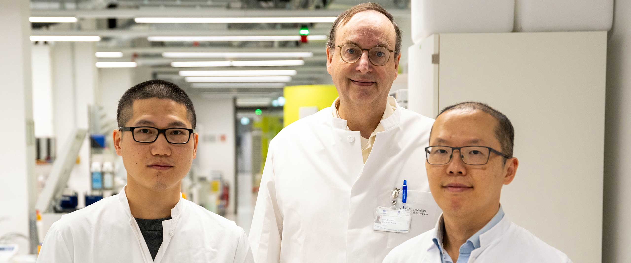 Dr. Junping Yin, Prof. Christian Kurts und Dr. Jian Li
