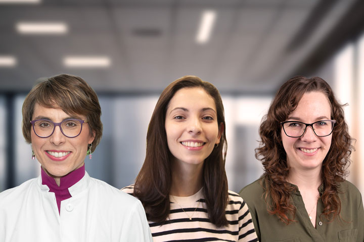 ) Prof. Dr. Anne-Katrin Pröbstel, Dr. Tradite Neziraj und Dr. Elisabeth Pössnecker