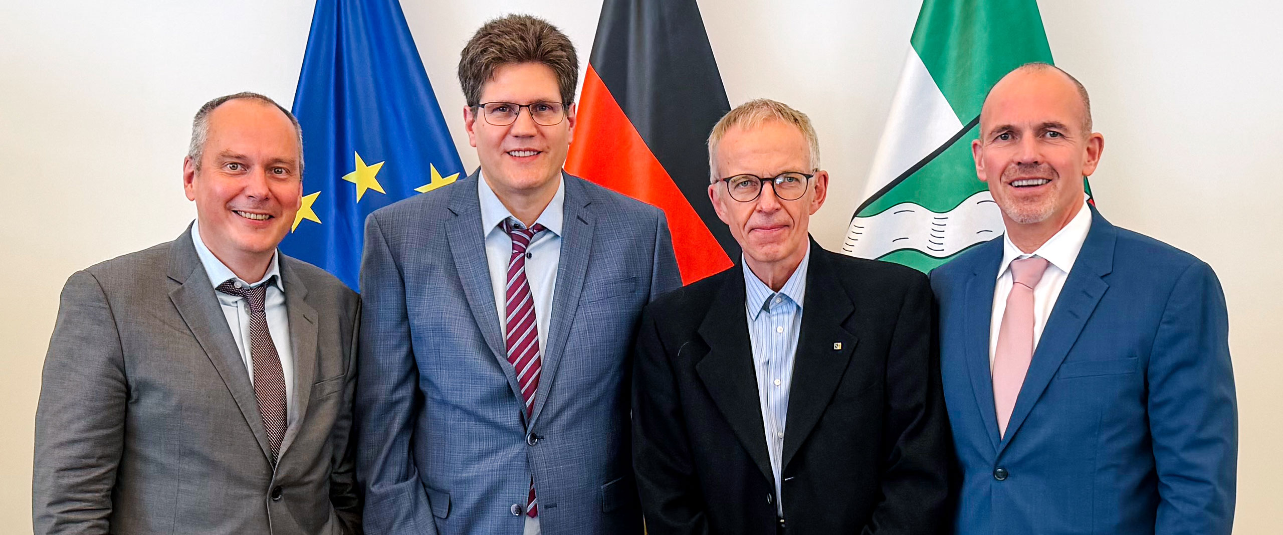 Prof. Dr. Bernd Weber, Prof. Dr. Michael Hölzel, Prof. Dr. Jürgen Bajorath und Prof. Dr. Uwe Reuter